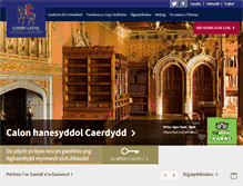 Tablet Screenshot of castell-caerdydd.com